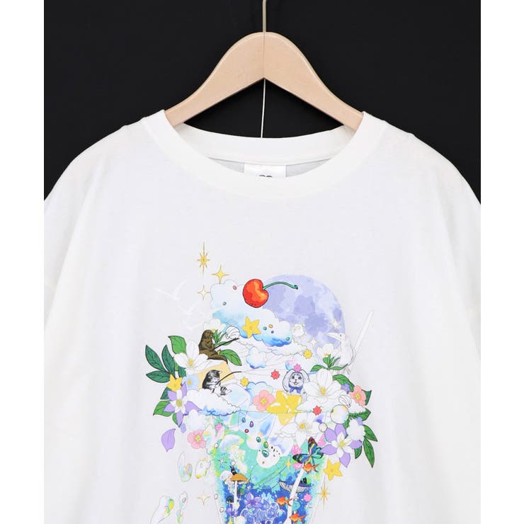 スカラー特製お月見パフェ柄 接触冷感Tシャツ | ScoLar | 詳細画像11 