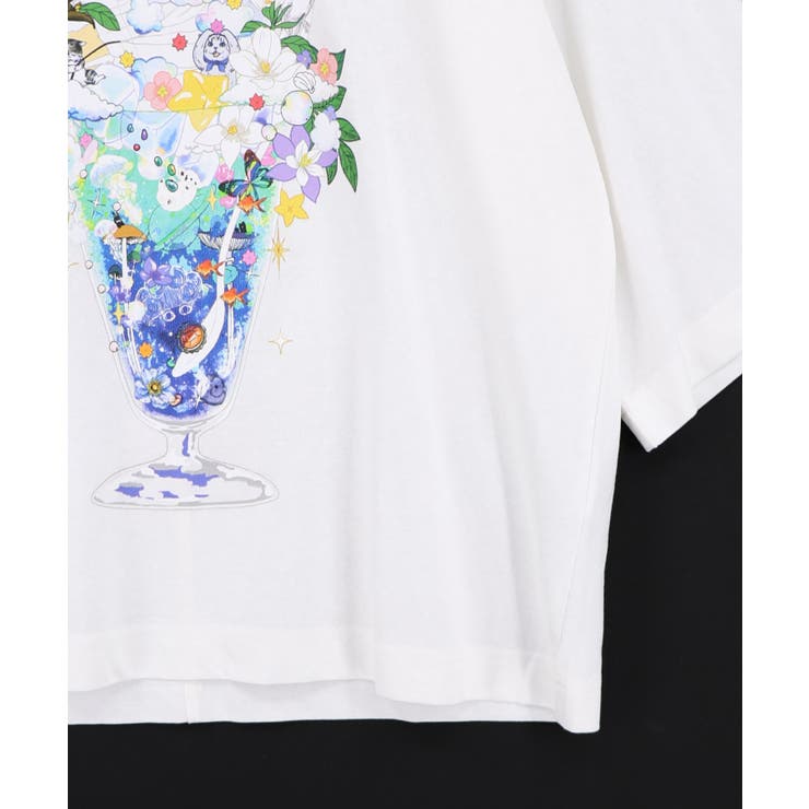 スカラー特製お月見パフェ柄 接触冷感Tシャツ | ScoLar | 詳細画像13 