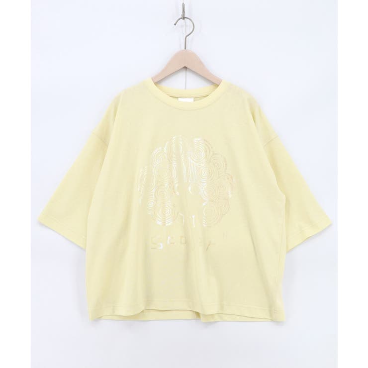 イエロー | オーロラ箔スカラーちゃん 接触冷感Tシャツ | ScoLar