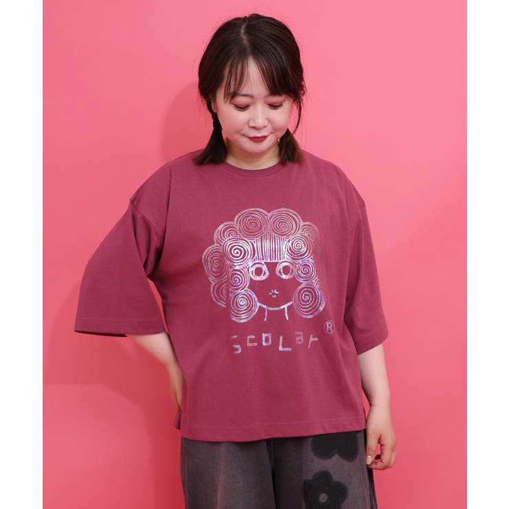 オーロラ箔スカラーちゃん 接触冷感Tシャツ | ScoLar | 詳細画像1 