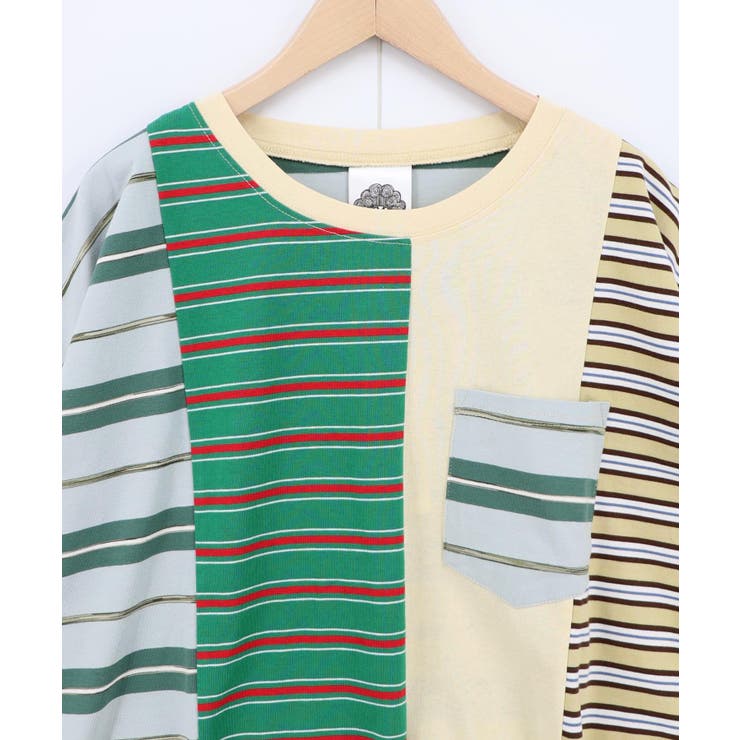 ボーダー切替 スカラーちゃんバックプリントTシャツ | ScoLar | 詳細画像15 