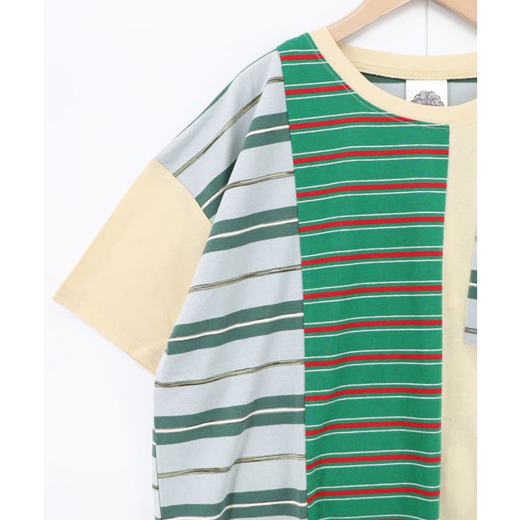 ボーダー切替 スカラーちゃんバックプリントTシャツ | ScoLar | 詳細画像16 