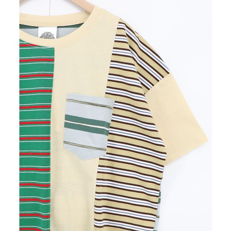 ボーダー切替 スカラーちゃんバックプリントTシャツ | ScoLar | 詳細画像17 