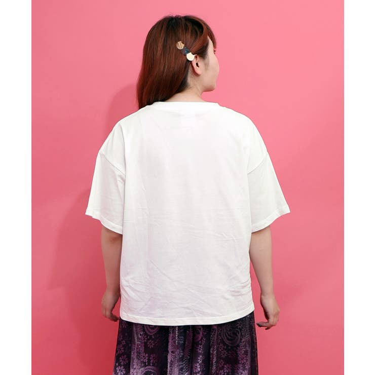 お花いっぱい水族館柄Tシャツ | ScoLar | 詳細画像3 