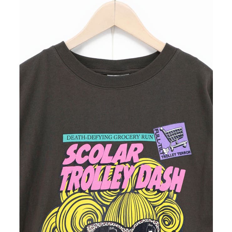びっくりガール柄 四コマ風Tシャツ | ScoLar | 詳細画像19 