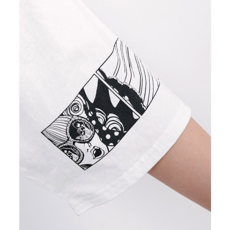 びっくりガール柄 四コマ風Tシャツ | ScoLar | 詳細画像8 