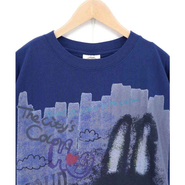 もこもこラビル柄Tシャツ | ScoLar | 詳細画像12 
