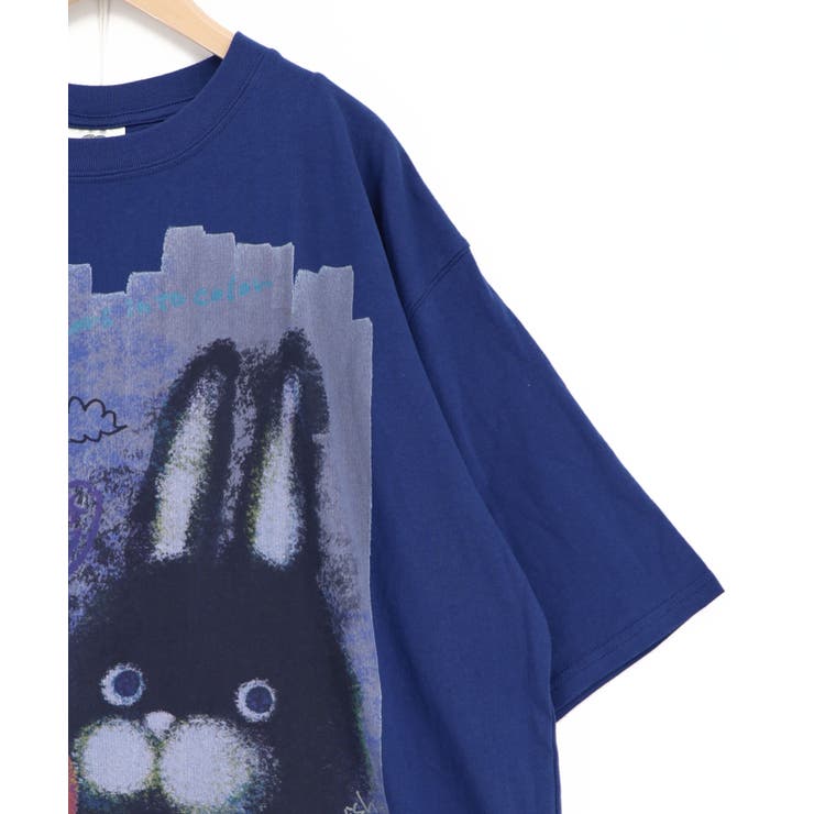 もこもこラビル柄Tシャツ | ScoLar | 詳細画像13 