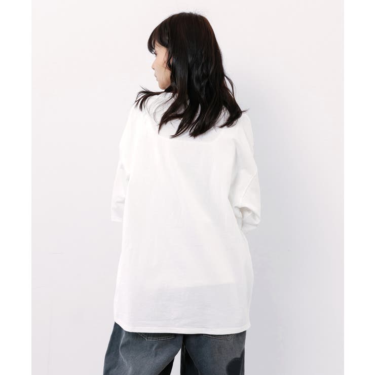 もこもこラビル柄Tシャツ | ScoLar | 詳細画像4 