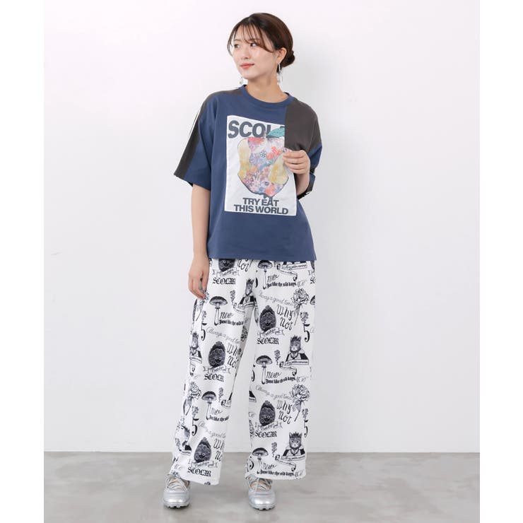 世界を味わう配色Tシャツ | ScoLar | 詳細画像1 