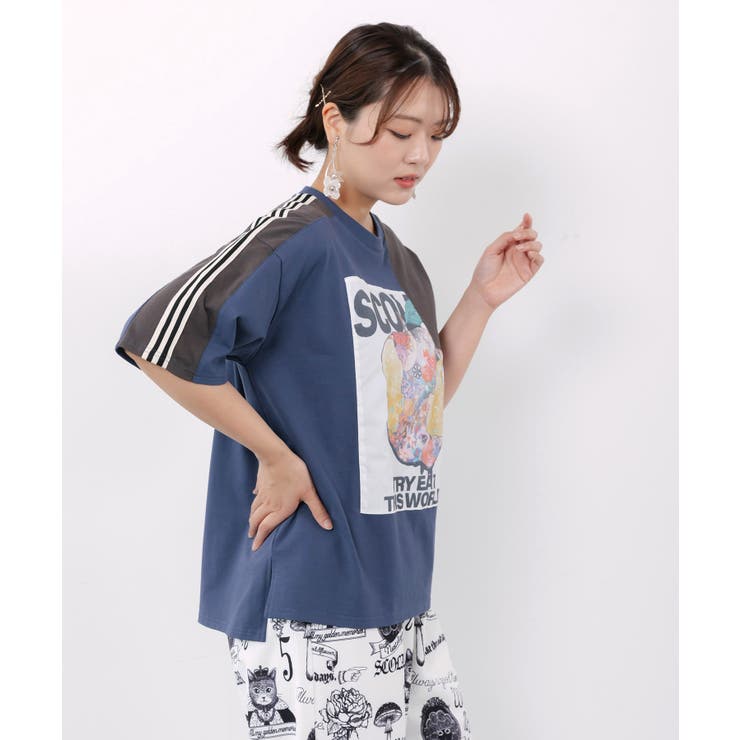 世界を味わう配色Tシャツ | ScoLar | 詳細画像3 