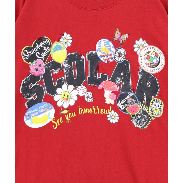 フリル袖付き ポップロゴTシャツ | ScoLar | 詳細画像11 