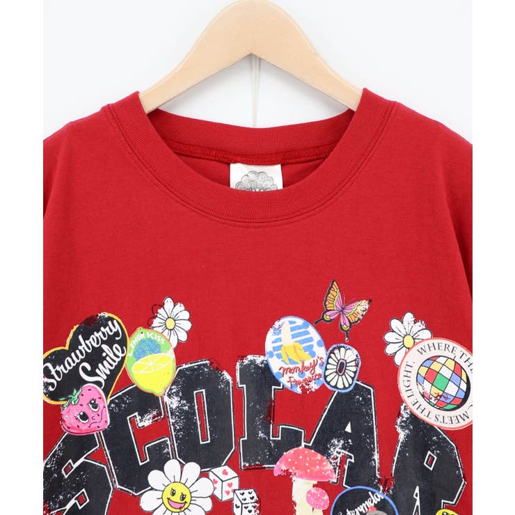 フリル袖付き ポップロゴTシャツ | ScoLar | 詳細画像12 