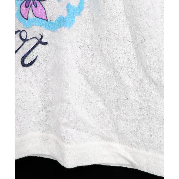 お花に埋もれるスカラーちゃん ジャガードTシャツ | ScoLar | 詳細画像10 