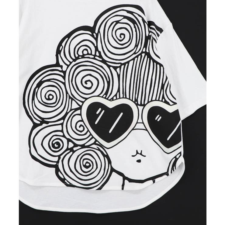 サングラススカラーちゃん UVプリントTシャツ | ScoLar | 詳細画像10 