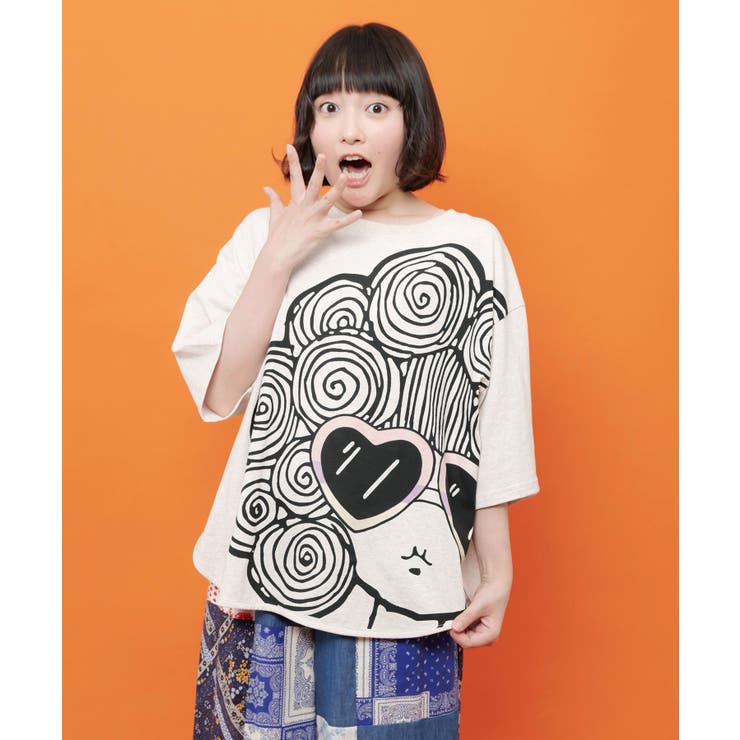 サングラススカラーちゃん UVプリントTシャツ | ScoLar | 詳細画像2 