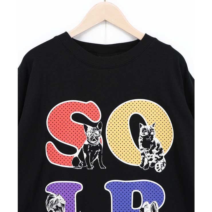 ドットスカラー わんにゃん柄Tシャツ | ScoLar | 詳細画像12 