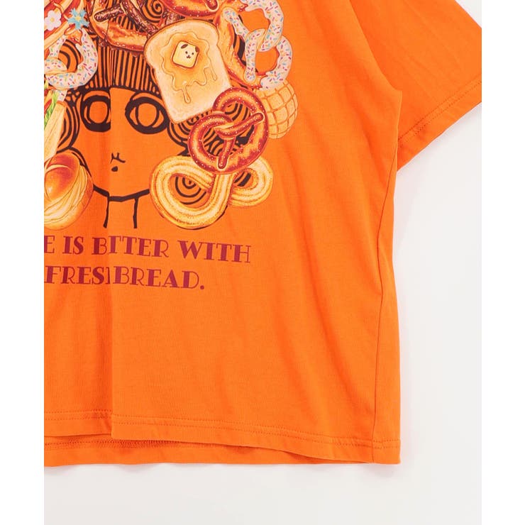 スカラーちゃんベーカリー柄Tシャツ | ScoLar | 詳細画像13 