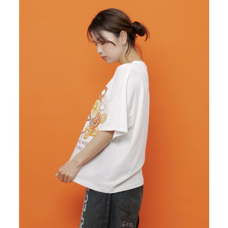 スカラーちゃんベーカリー柄Tシャツ | ScoLar | 詳細画像2 