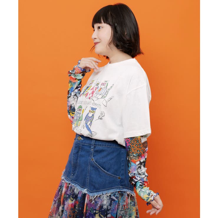 3柄展開 接触冷感ロングスリーブTシャツ | ScoLar | 詳細画像8 
