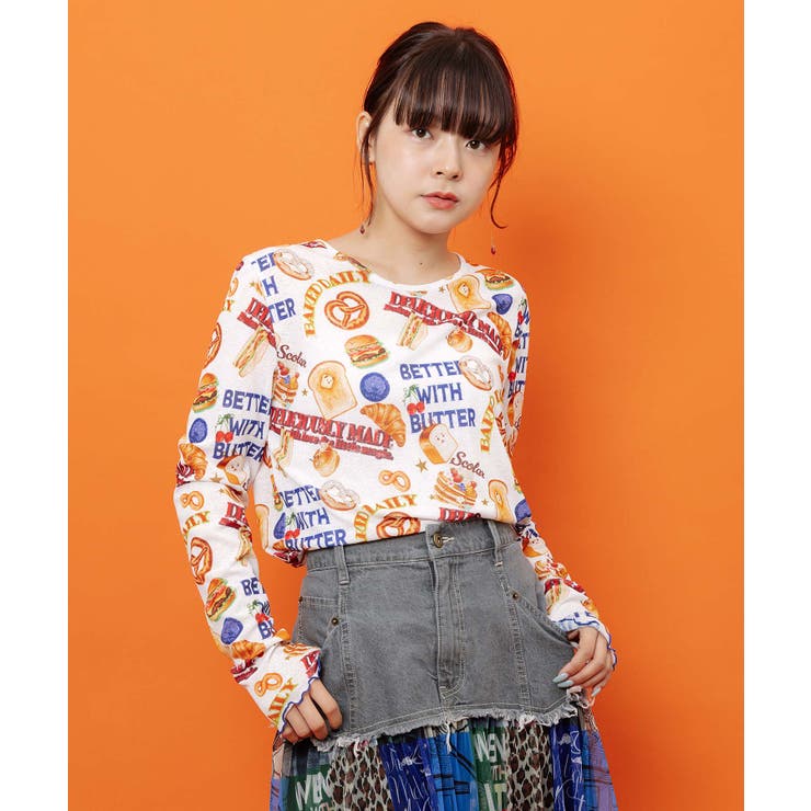 3柄展開 接触冷感ロングスリーブTシャツ | ScoLar | 詳細画像2 