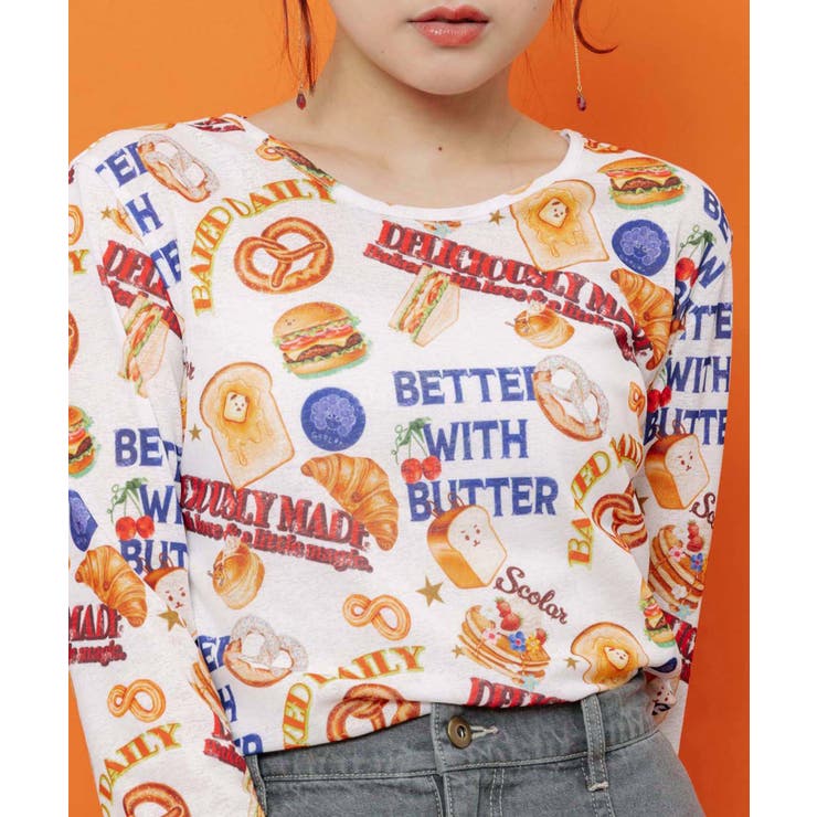 3柄展開 接触冷感ロングスリーブTシャツ | ScoLar | 詳細画像6 
