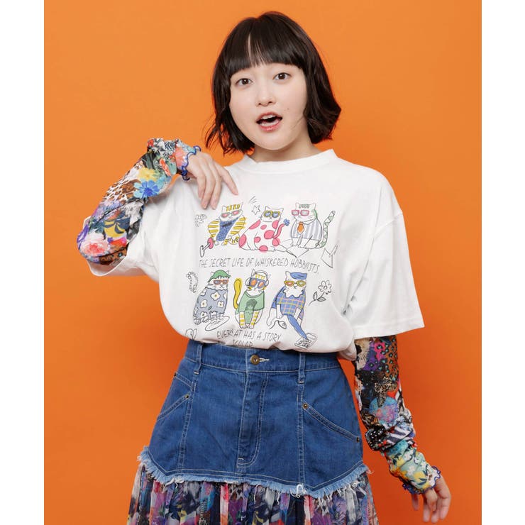 ネイビー | 3柄展開 接触冷感ロングスリーブTシャツ | ScoLar