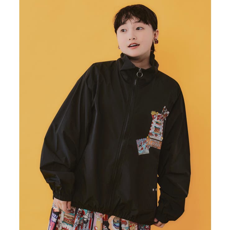 ブラック | なめこ×ScoLar クラシックダイナー パッカブルブルゾン | ScoLar