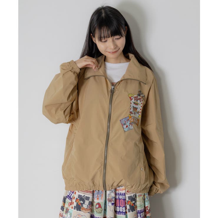 ベージュ | なめこ×ScoLar クラシックダイナー パッカブルブルゾン | ScoLar