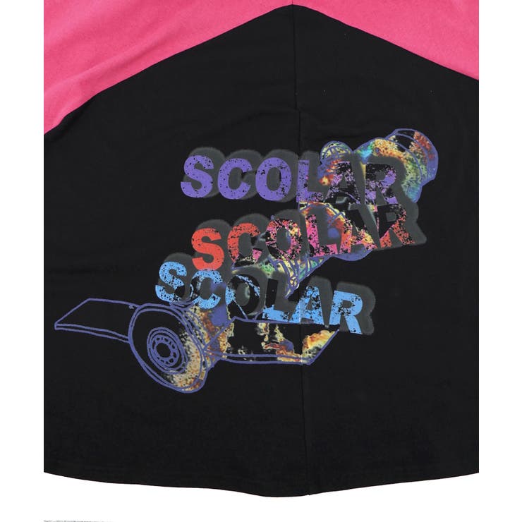 アメリカン風ロゴ 配色Tシャツワンピース | ScoLar | 詳細画像18 