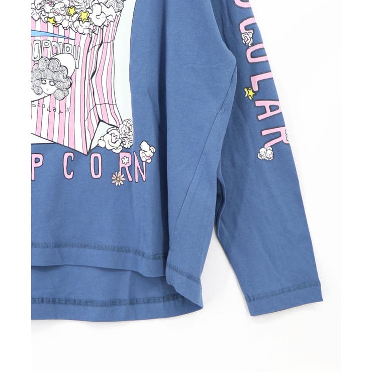 ポップコーン柄 ロングスリーブTシャツ | ScoLar | 詳細画像19 