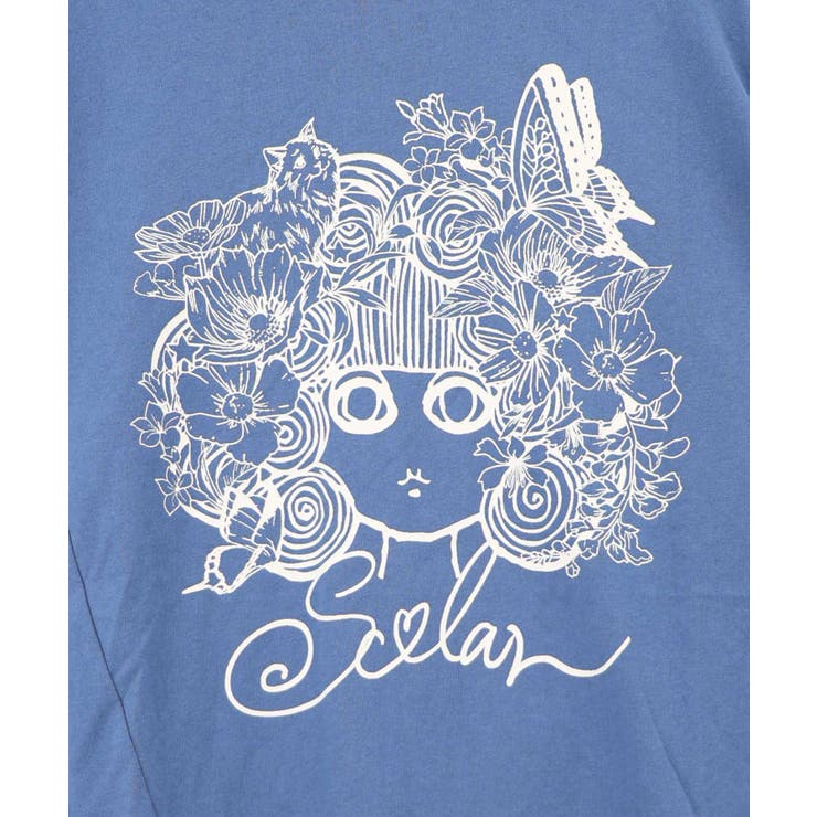 スカラーちゃん 袖バイカラー切替Tシャツ | ScoLar | 詳細画像12 