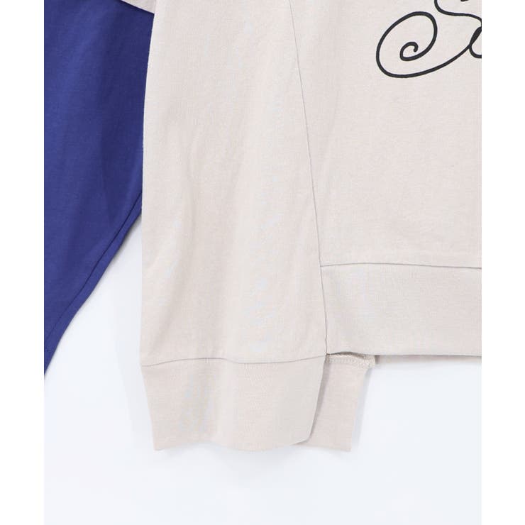 スカラーちゃん 袖バイカラー切替Tシャツ | ScoLar | 詳細画像15 