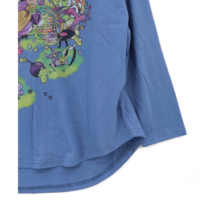 いたずらグミ柄 ロングスリーブTシャツ | ScoLar | 詳細画像18 