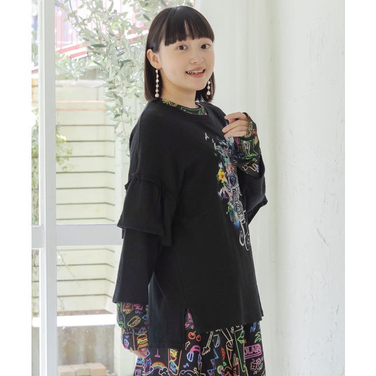 花蝶スカラーちゃん ジャガードプルオーバー | ScoLar | 詳細画像5 
