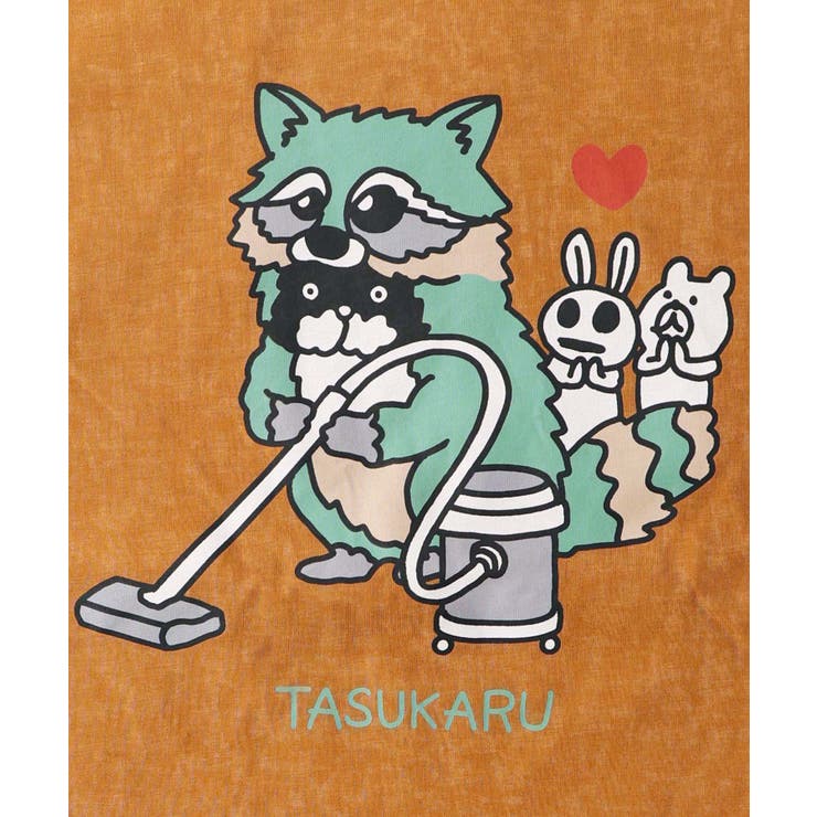 古着風タスカル柄 ロングスリーブTシャツ | ScoLar | 詳細画像3 