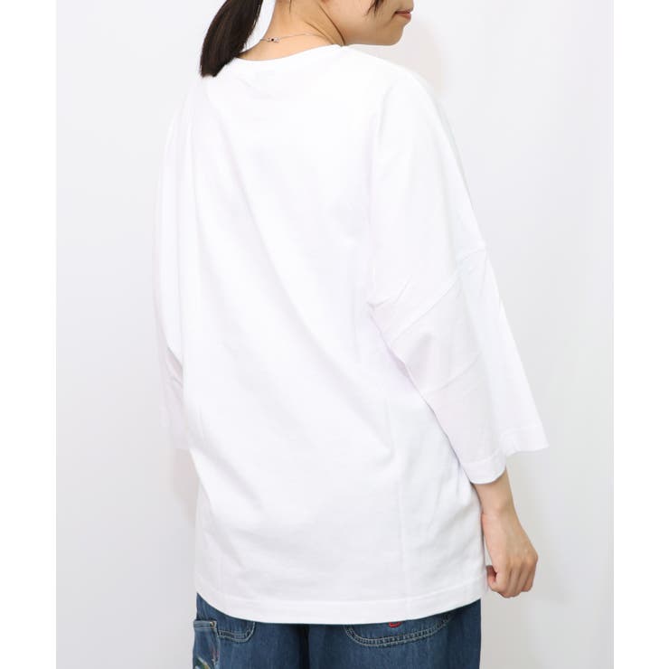 にゃんもろこしプリント 8分袖Tシャツ | ScoLar | 詳細画像9 