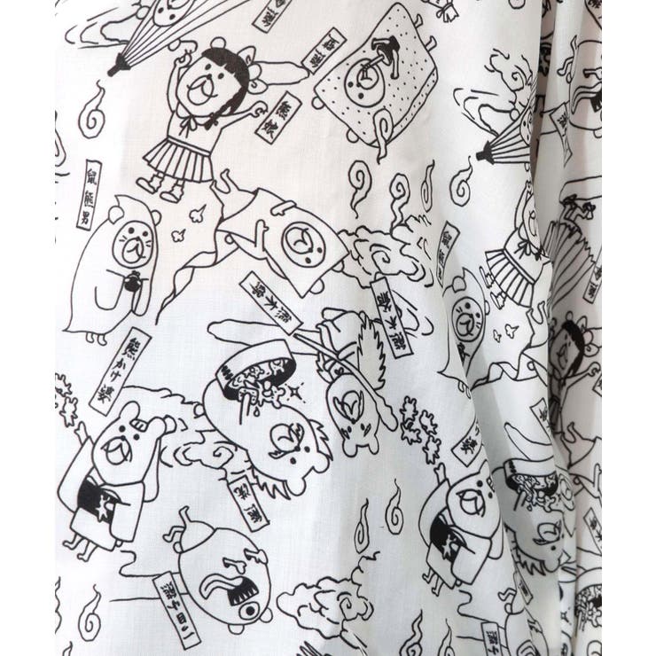 パリティー妖怪柄シャツ | ScoLar | 詳細画像8 