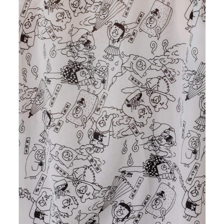 パリティー妖怪柄シャツ | ScoLar | 詳細画像4 