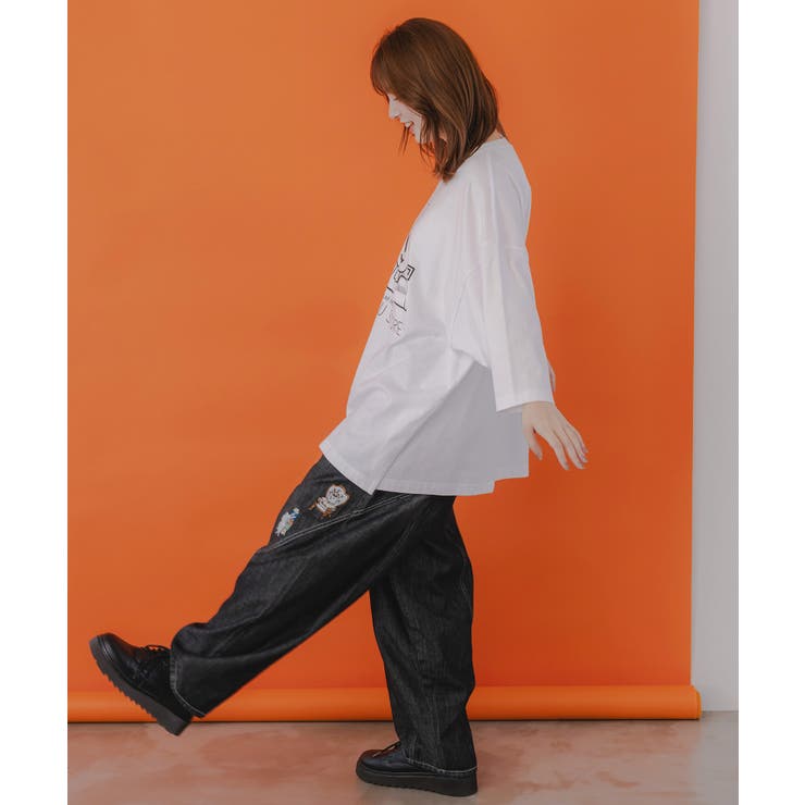 虚無ストアでお買い物柄 Tシャツ | ScoLar | 詳細画像3 