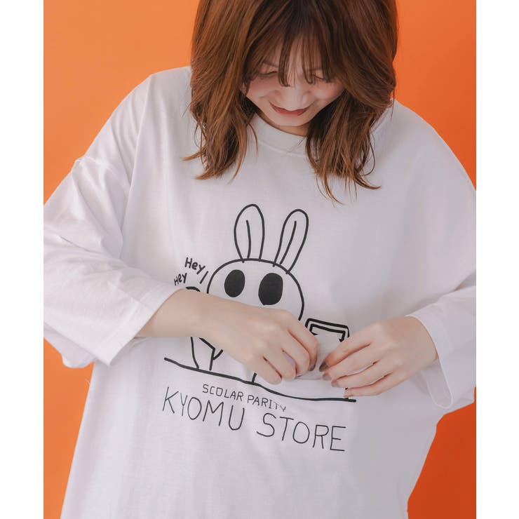 虚無ストアでお買い物柄 Tシャツ | ScoLar | 詳細画像5 