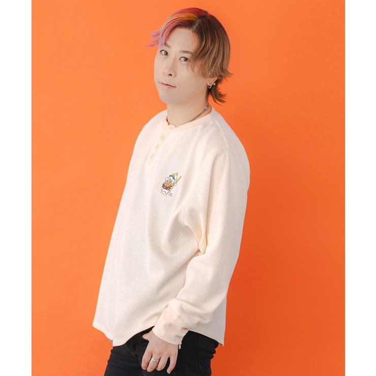 ワッフル頬張り中のシロプーのワッフルロンT | ScoLar | 詳細画像8 