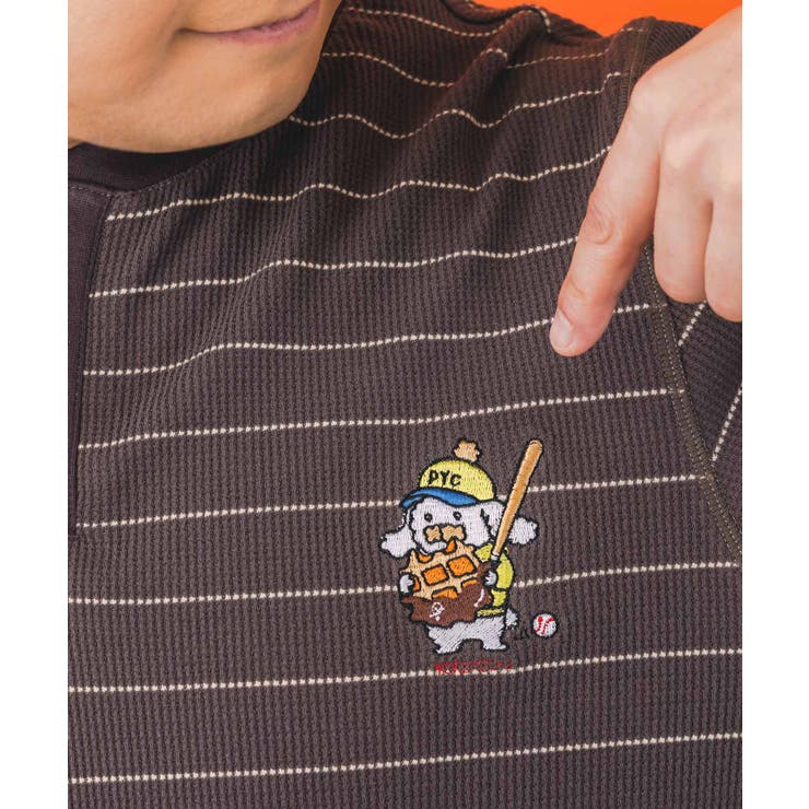 ワッフル頬張り中のシロプーのワッフルロンT | ScoLar | 詳細画像6 