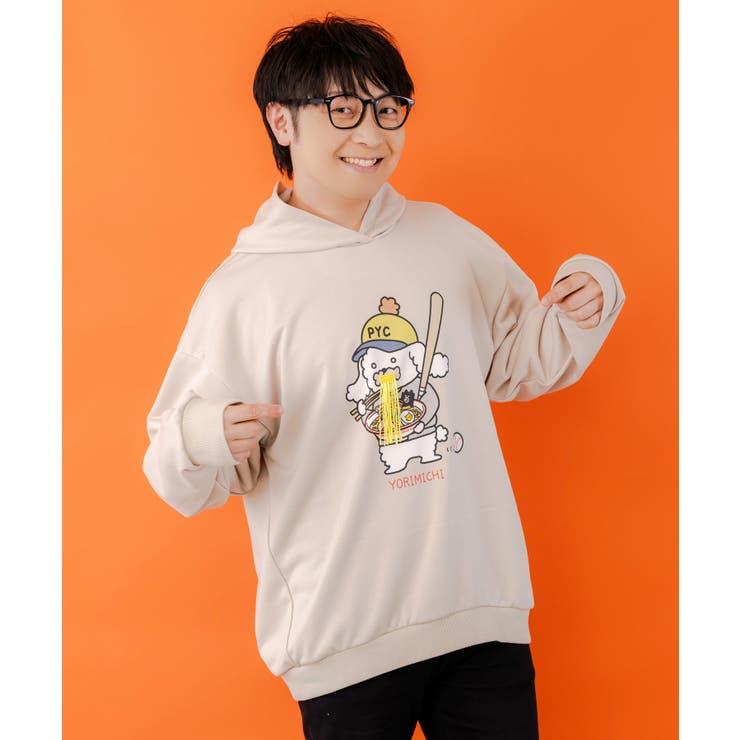 アイボリー | YORIMISHIフーデッドプルオーバー | ScoLar