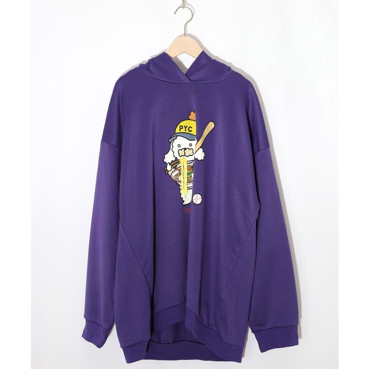 パープル | YORIMISHIフーデッドプルオーバー | ScoLar