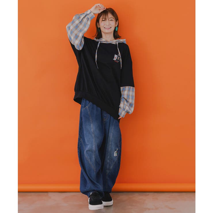 虚無ストアでお買い物 刺繍パンツ | ScoLar | 詳細画像9 