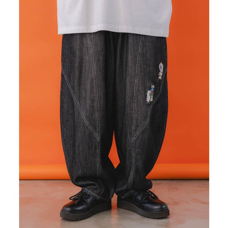 虚無ストアでお買い物 刺繍パンツ | ScoLar | 詳細画像2 