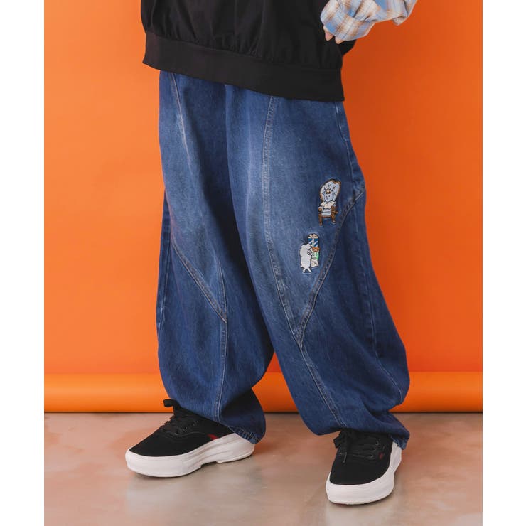 虚無ストアでお買い物 刺繍パンツ[品番：SRSW0000163]｜ScoLar