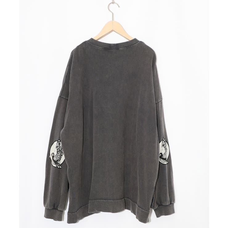 抜染Parity和柄裏毛プルオーバー | ScoLar | 詳細画像8 