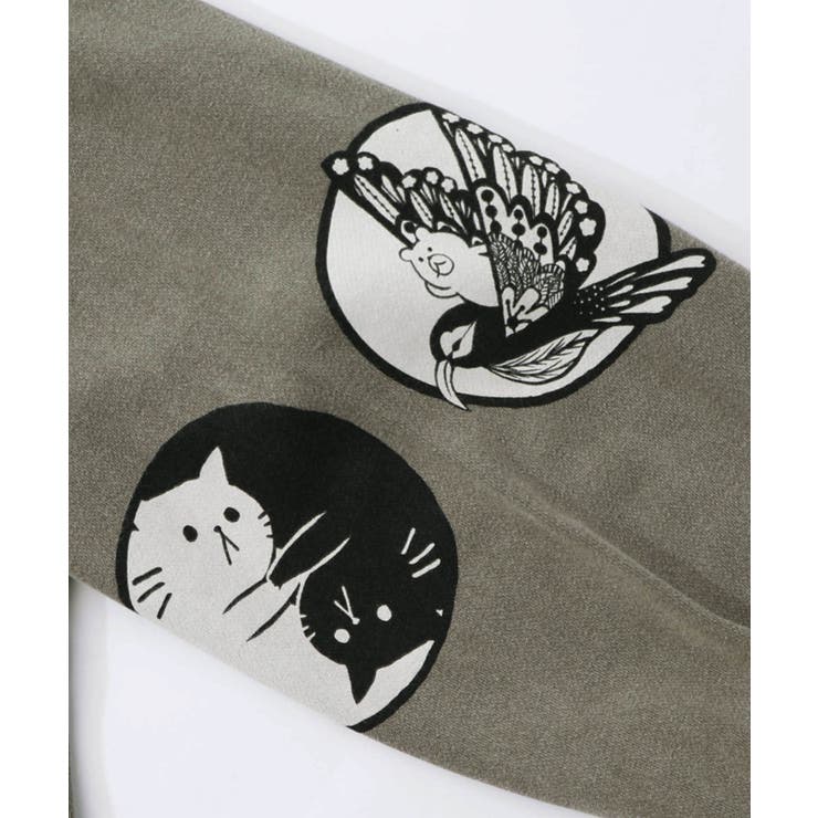 抜染Parity和柄裏毛プルオーバー | ScoLar | 詳細画像18 